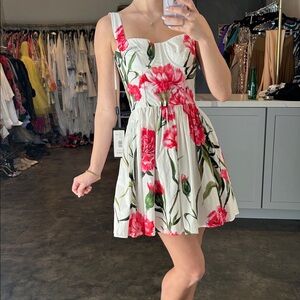 Dolce and Gabbana Floral mini dress